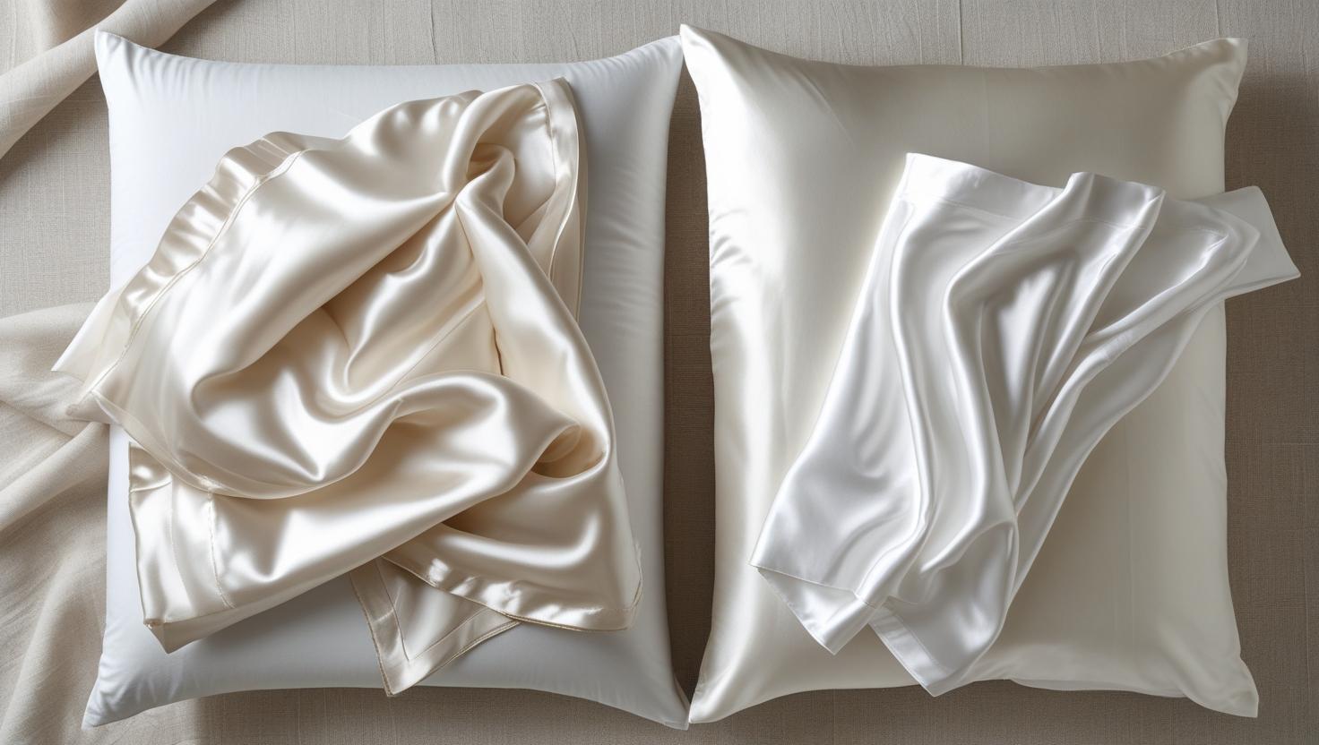 Taie d'oreiller en soie ou satin : Lequel choisir pour accompagner votre protège-oreiller ?