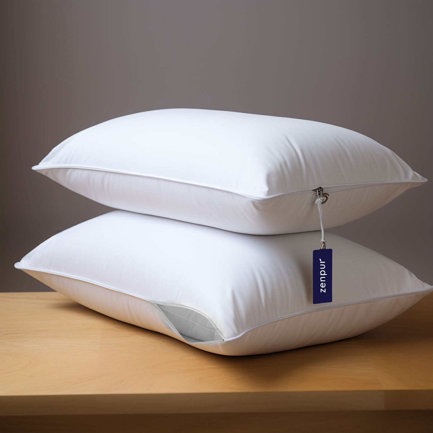 ZenPur - Memory Foam Pillow - Buy 2 Pillows Get 2 Pillow Protectors FREE