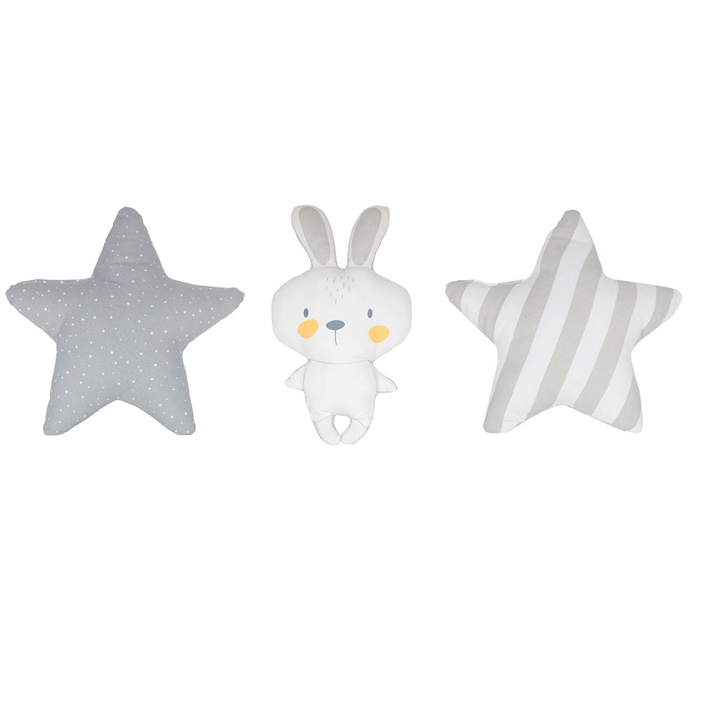 Coussin ZenPur en forme d'étoile et de lapin, doux et moelleux pour enfants