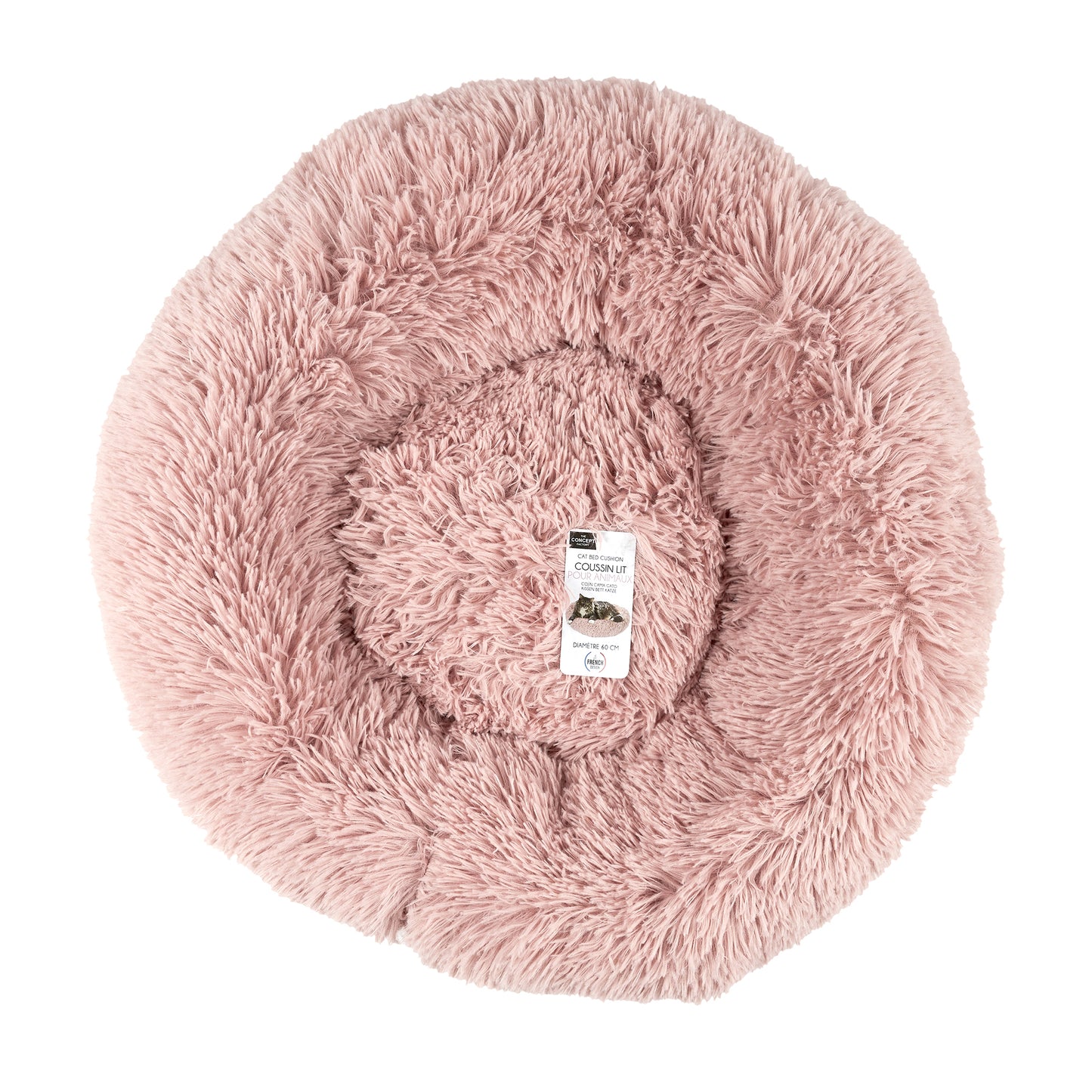 Lit douillet ZenPur pour chat, favorisant relaxation et sommeil réparateur
