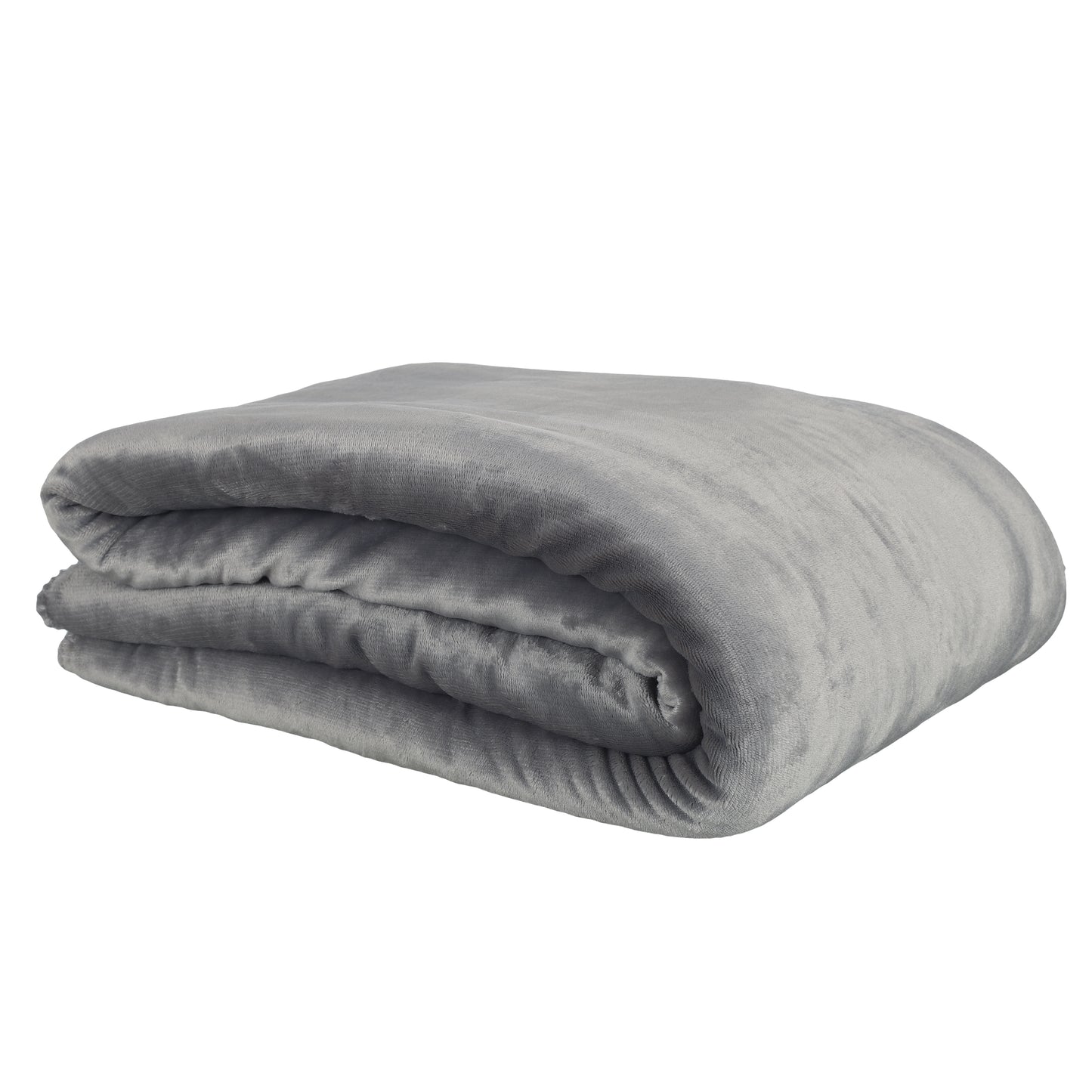 Plaid doux en flanelle et Sherpa gris élégant ZenPur, couverture chaude et moelleuse pour lit ou canapé