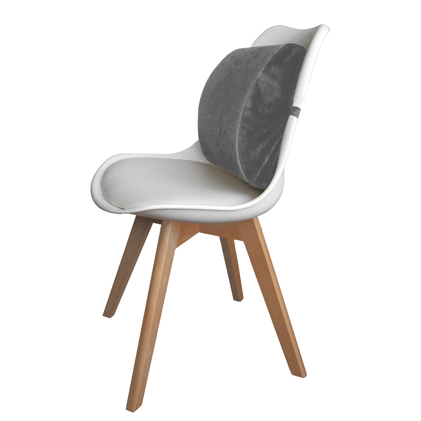 Support lombaire ergonomique en mousse mémoire, accessoire de confort sur chaise de bureau