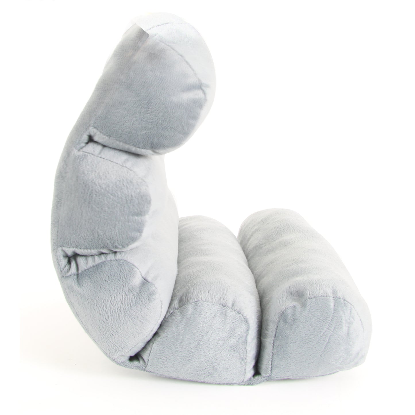 Vue de côté du coussin de relaxation multiposition ZenPur, design ergonomique pour alignement du corps