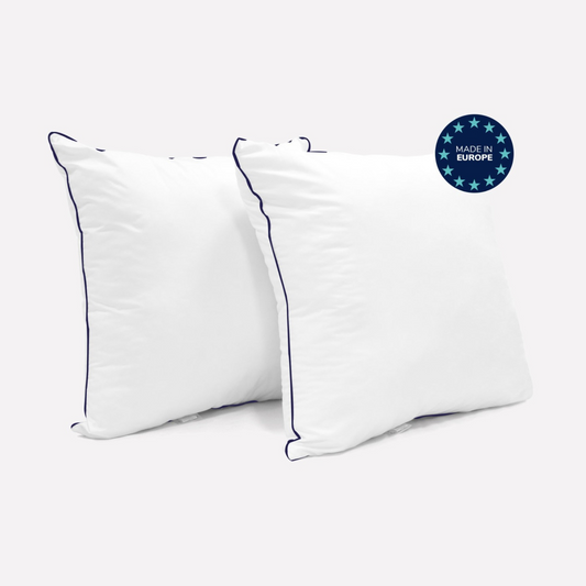 Lot de 2 oreillers ZenPur en microfibre douce, hypoallergéniques et anti-acariens