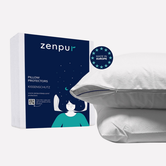 Protège-oreiller imperméable ZenPur, anti-acariens et certifié Oeko-TEX