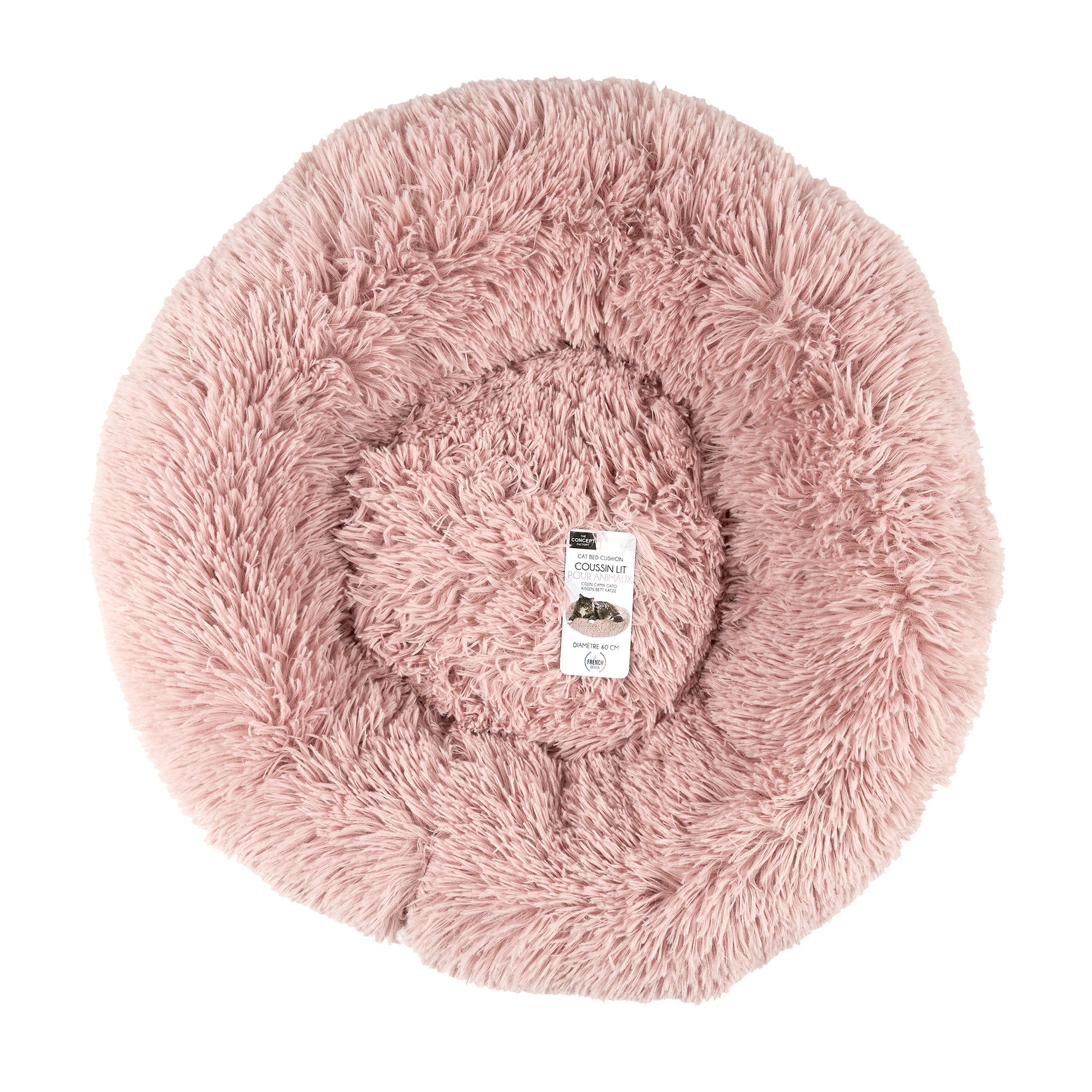 Lit douillet ZenPur pour chat, favorisant relaxation et sommeil réparateur