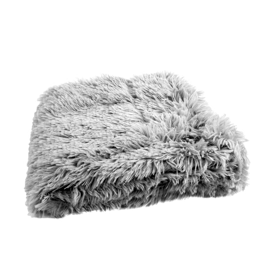 Plaid en imitation fourrure douce, jeté luxueux pour canapé ou lit