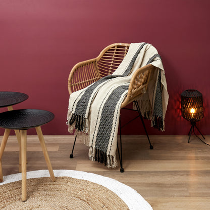 BERBER GESTREIFTES PLATTEN 120X150CM