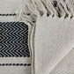 Plaid Berbère Authentique à Rayures - Confort Traditionnel