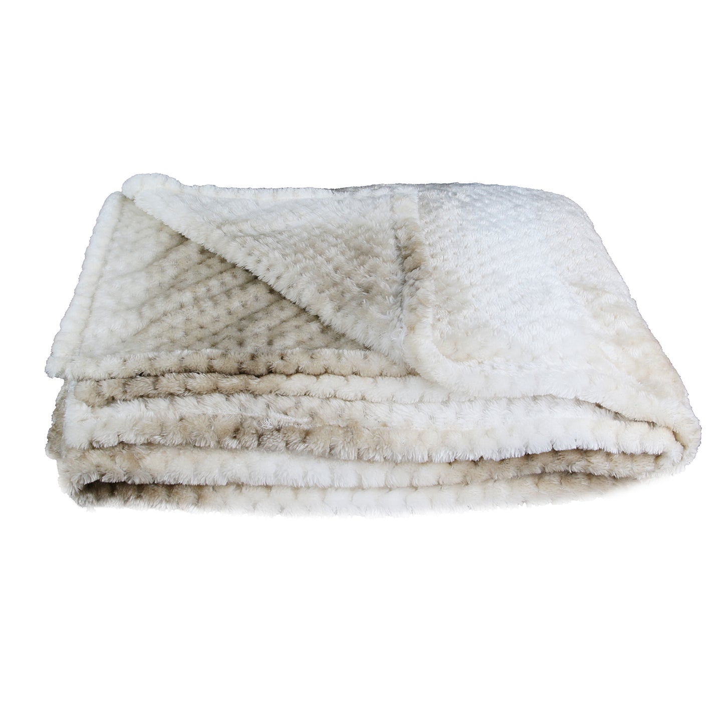 Plaid Nid d'Abeille Beige