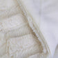 Plaid Blanc Luxueux en Imitation Fourrure avec Anse