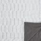 Plaid à Carreaux en Imitation Fourrure