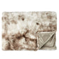 Plaid Opulent en Imitation Fourrure Marron