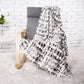 Plaid Opulent en Imitation Fourrure Ombre