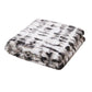 Plaid Opulent en Imitation Fourrure Ombre