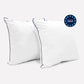 Pack of two microfiber pillows